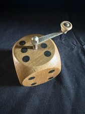 Ancien moulin a poivre dé a jouer en Bois Vintage 1950 MARLUX