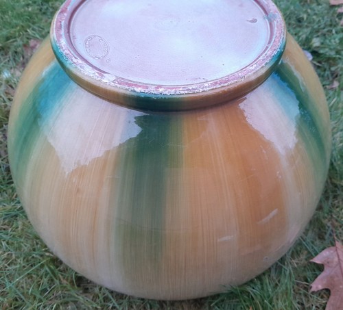 Ancien cache pot - , céramique