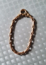 bracelet gourmette plaqué or