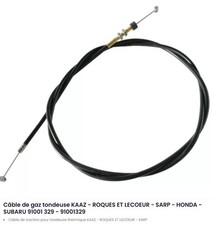CABLE DE GAZ TONDEUSE KAAZ -