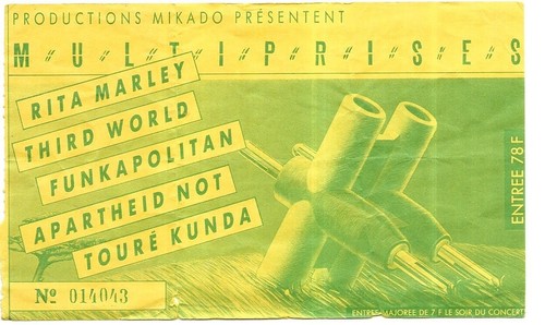Rare ticket billet concert - /,