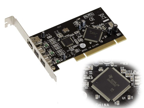 Carte contrôleur pci firewire - pci,