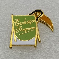 Pin's-TOUCAN-Cachaça Thoquino-Alcool Eau De Vie-Brésil-Canna à Sucre-Oiseau-P2C3
