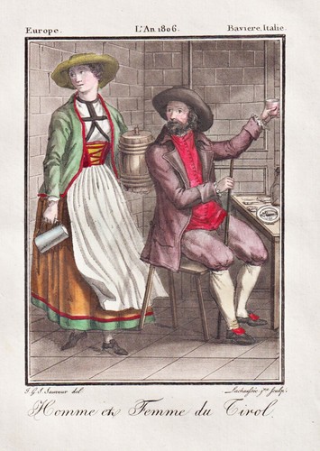 Costume traditionnel tirolien - costume,