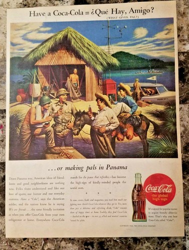 Coca cola 1944 vintage - cola,