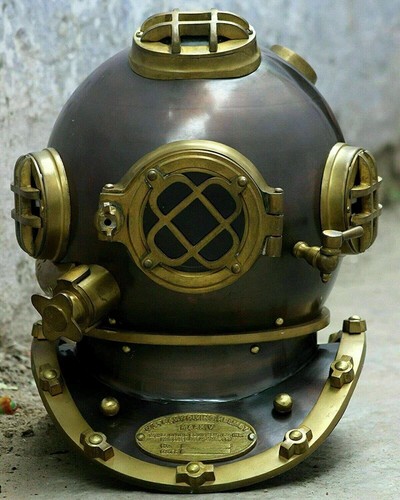 Casque plongée ancien - plongée, 18"