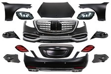 Kit Carrosserie pour Mercedes S W221 05-13 Conversion 2018 W222 Look Pare-chocs