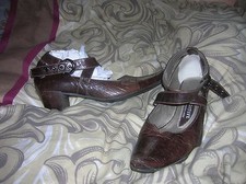 SUPERBES ESCARPINS 38 CUIR FUGITIVE BY FRANCESCO ROSSI CHAUSSURES FEMME 1