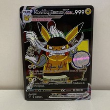 Carte Pokemon Pikachu Cosplay Edward Newgate Holo Prism Manga Barbe Blanche