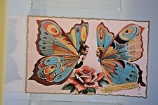 CPA CARTE POSTAL STE SAINTE CATHERINE DENTELLE AJOURE BONNET FILLE GARCON ANCIEN