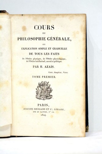 Livre ancien cours - cours, de