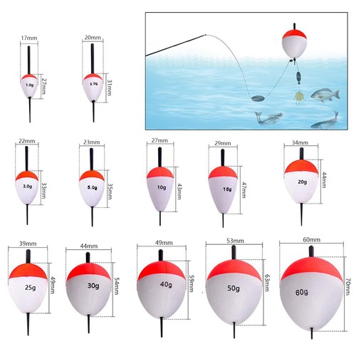 Lot flotteurs de pêche - 5,