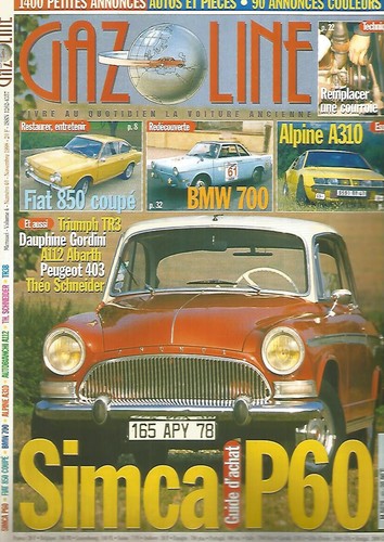 Gazoline simca p60 - n°40, /