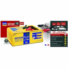 GYS Batium 15 24 024526 Automatique Chargeur de Batterie Avec Mikroprozessor