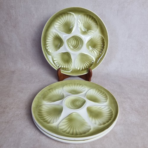 Lot assiettes huîtres - 3,