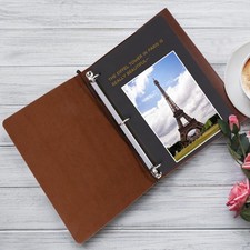  Album photo Scrapbook Album photo album avec couverture en PU pour