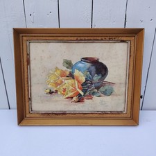 Aquarelle bouquet de roses en