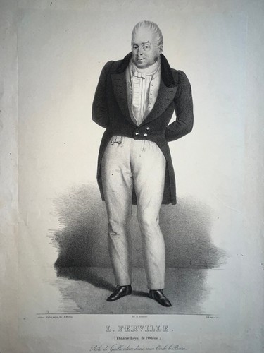 Ferville acteur lithographie - acteur,