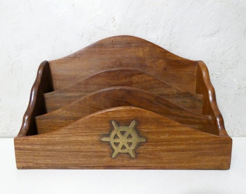 Porte courrier bois - bois, et
