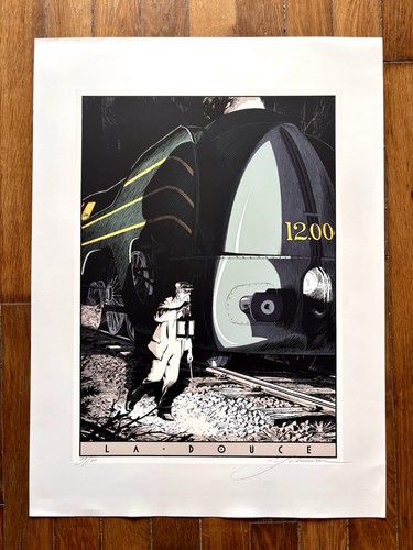 Serigraphie signe schuiten - signe, la