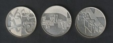 Lot, 3 X 5 Euro, en Argent