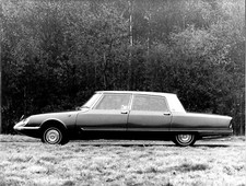 Photo de presse Citroën DS 21 présidentielle Chapron 1968 - De Gaulle