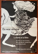 Affiche allemande LA BELLE ET