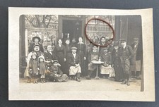 Carte photo CPA Personnages assis à la terrasse d’un café , Bar, Bistro