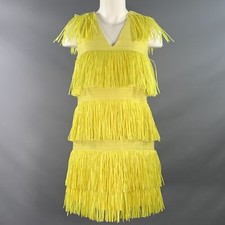 Robe À Franges En Mélange De