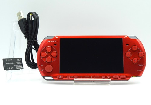 Console sony psp 3000 rouge - console,