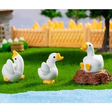 Mini figurines oies ornements