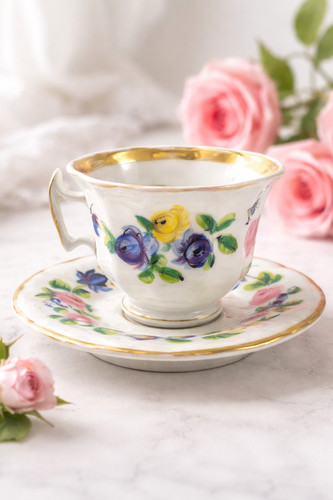 Tasse ancienne porcelaine - , de