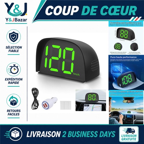 Afficheur tête haute gps - tête,