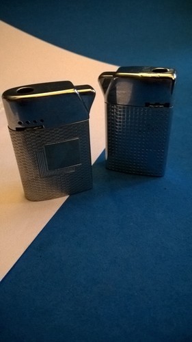 Briquets argentés anciens - 2x,