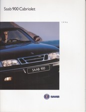 Catalogue Brochure SAAB 900 Cabriolet 06/1995 Allemagne / Deutschland