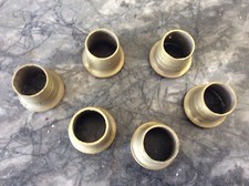 6  sabots ronds laiton pieds