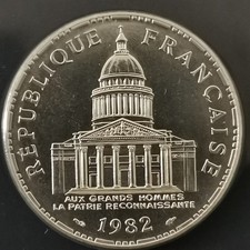 100 FRANCS 1982 FDC ARGENT