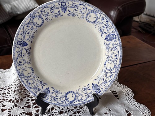 Ancienne assiette plate - assiette,
