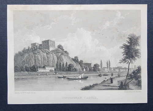 Antique 1830 print - ,