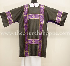Chasuble Dalmatique Noire Avec