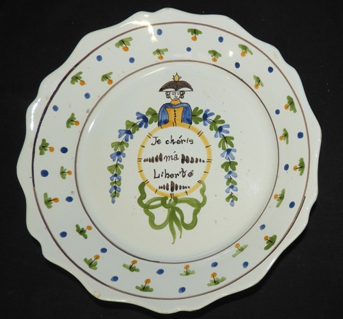 Assiette 20ème reproduction - 20ème,