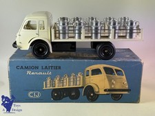 JOUET ANCIEN CIJ 6/32 RENAULT 120CV LAITIER ELECTRIQUE CHASSIS LONG 1950 42CM