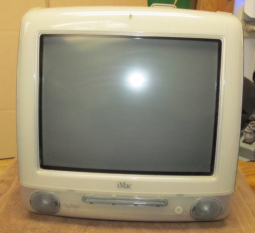 Vintage apple imac computer - vintage,