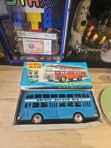 185 jouet tole friction - friction, bus