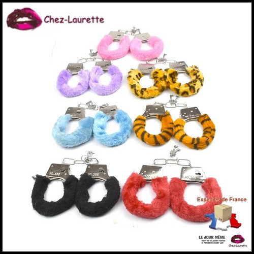 Menottes métal avec - menottes,