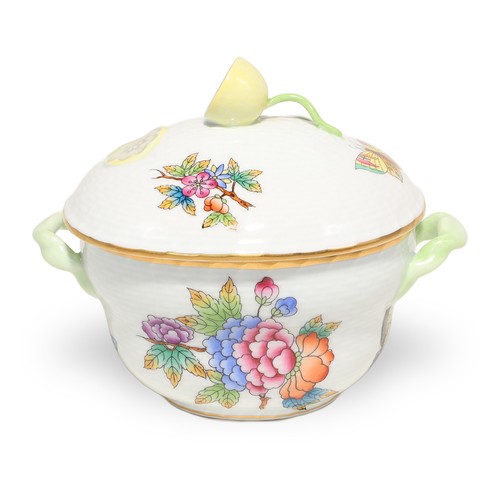 Herend queen victoria sucrier - herend,