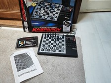 SAITEK Kasparov * Turbo Advanced Trainer * 1992 Electronic Chess Set * Complete