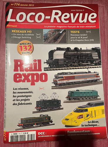 Loco revue 774 - reseau, ho