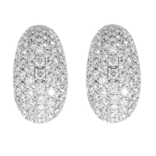 Demi créoles boucles - -,