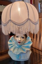 LAMPE PIERROT EN CERAMIQUE -